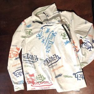 Von Dutch multicolored track suit, size Small